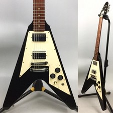 Usado, Guitarra elétrica Gibson Flying V 2015 Japão limitada ébano preta EUA corpo sólido comprar usado Usado, Guitarra elétrica Gibson Flying V 2015 Japão limitada ébano preta EUA corpo sólido comprar usado  Enviando para Brazil