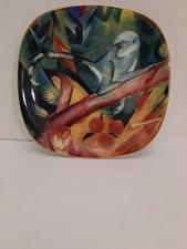 Franz Marc Rosenthal Monkey Porcelain Wall Plate | 1995 Edition 1912 Original na sprzedaż Franz Marc Rosenthal Monkey Porcelain Wall Plate | 1995 Edition 1912 Original na sprzedaż  PL