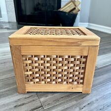 Vintage woven wooden for sale  Greenwood