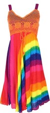 Boho minikleid sommerkleid gebraucht kaufen  Eberswalde-Umland