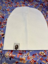 Gorro A Bathing Ape Bape branco magro caveira comprar usado  Enviando para Brazil