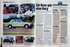 Auto Bild Klassik 1019) Tips für Mercedes 200 D W115 Gebrauchtwagenkäufer - ein comprar usado  Enviando para Brazil