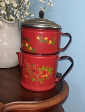 Vintage red enamelware for sale  Pearlington