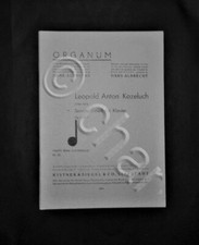 Musica spartiti kozeluch usato  Vimodrone