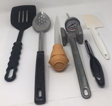 Conjunto de utensílios de cozinha (6) espátula torneira colher ranhurada Thermo Tenderize Baster comprar usado  Enviando para Brazil