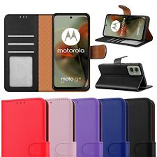Capa carteira de couro flip à prova de choque RFID Moto G55 5G para Motorola Moto G55 comprar usado  Enviando para Brazil