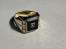 Schöner herren goldring gebraucht kaufen  Berlin