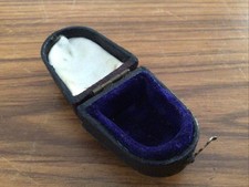 Antique leather velvet for sale  STOWMARKET