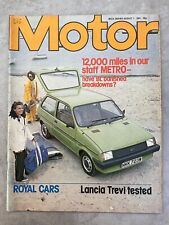 Motor magazine august for sale  COLCHESTER