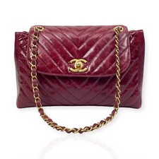 Chanel burgundy flap for sale  Cedar Park