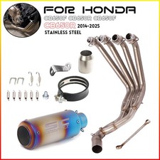 Sistema completo de silenciador de tubo dianteiro de escape para Honda CB650F CB650R 2014-2025 CBR650 comprar usado  Enviando para Brazil