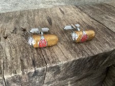 Cuban cigar cufflinks for sale  NEWCASTLE EMLYN