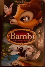 Videocassetta vhs bambi usato  Modena