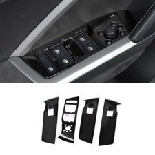 Para Audi Q3 2019-2022 Interruptor de janela de vidro de carro preto brilhante acabamento da tampa do painel de bloqueio comprar usado  Enviando para Brazil
