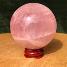 Usado, Bola de cristal rosa natural 240G esfera de quartzo cristal amostra mineral comprar usado  Enviando para Brazil