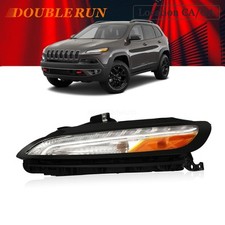 Farol halógeno para Jeep Cherokee 2014-2018 com DRL/balastro lâmpada lateral esquerda comprar usado  Enviando para Brazil
