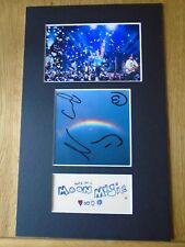 Coldplay genuine signed for sale  OAKHAM