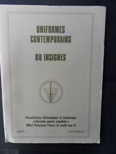 Contemporary uniforms badges d'occasion  Expédié en Belgium