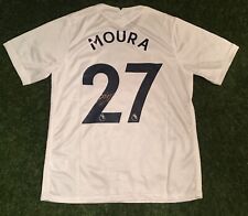 Camisa LUCAS MOURA assinada TOTTENHAM HOTSPUR FC certificado de autenticidade Brasil Premier League SPURS comprar usado  Enviando para Brazil