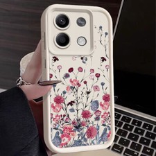 Usado, Capa macia flor à prova de choque Redmi Note 13 12 11 Pro para Xiaomi Poco X6 13T comprar usado  Enviando para Brazil