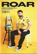 Football programme livingston for sale  FARINGDON