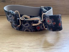 Black blue paisley for sale  WALSALL