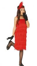 Costume charleston rosso usato  Italia