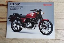Kawasaki gt550 brochure for sale  BRACKNELL