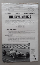 Elva mark brochure for sale  BOURNE