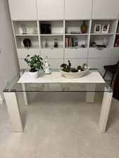 Tavolo vetro 140x80. usato  Villachiara
