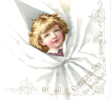 Victorian christmas greeting for sale  BARNET