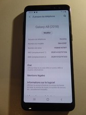 Telephone samsung 2018 d'occasion  Échirolles