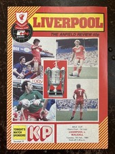 Liverpool x Walsall - Semifinal da Milk Cup - 7 de fevereiro de 1984 comprar usado  Enviando para Brazil