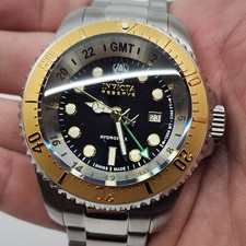 RARO HTF Invicta 16960 Reserve 52mm Relógio Masculino Hydromax Fabricado na Suíça Quartzo GMT, usado comprar usado  Enviando para Brazil