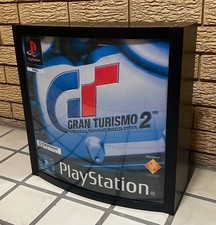 Raro PS1 Gran Turismo 2 Light Display Sign Store PlayStation GT2 quiosque de corrida comprar usado  Enviando para Brazil