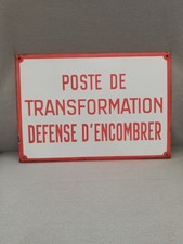 Ancienne plaque émaillée d'occasion  Le Péage-de-Roussillon