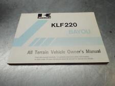 Kawasaki klf220 bayou for sale  NEWCASTLE