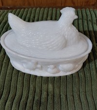 Prato Flaccus Glass leite branco galinha no ninho animal coved comprar usado Prato Flaccus Glass leite branco galinha no ninho animal coved comprar usado  Enviando para Brazil