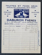 Facture truffes foies d'occasion  Nantes-
