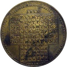 calendar medal for sale calendar medal for sale Goose Creek
