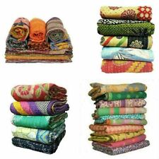 Lote por atacado colchas de algodão vintage indianas Kantha colcha cobertor comprar usado  Enviando para Brazil