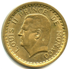Monaco franc bronze d'occasion  Lyon IV