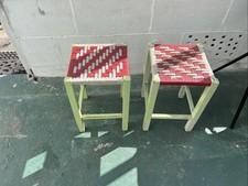 Retro stools pair for sale  CUPAR
