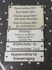 Wagonschilder hinweißschilder gebraucht kaufen  Groß-Umstadt