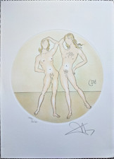 Lithographie signée dali d'occasion  Saint-Christophe-du-Ligneron