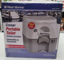 Vaso sanitário portátil West Marine Cruiser 976 conversível para permanente NOVO 5 galões comprar usado  Enviando para Brazil