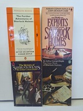 4 x Sherlock Holmes Vintage Brochura Pinguim Pacote PAN comprar usado  Enviando para Brazil