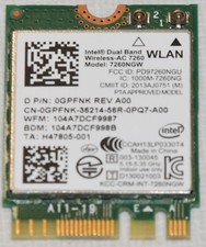 Dell Intel Dual Band Wireless AC 7260 7260NGW GPFNK para Dell Optiplex 3020 Micro comprar usado  Enviando para Brazil