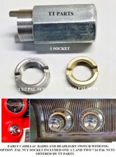 1957 THRU 1966 INTERRUPTOR DE FAROL CADILLAC E RÁDIO PAL PORCAS E SOQUETE comprar usado  Enviando para Brazil