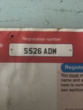 Adam reg plate for sale  ST. AUSTELL